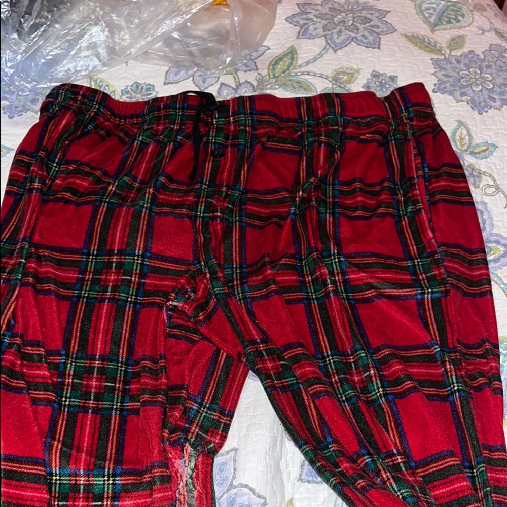 George Red Checkered Lounge Pants